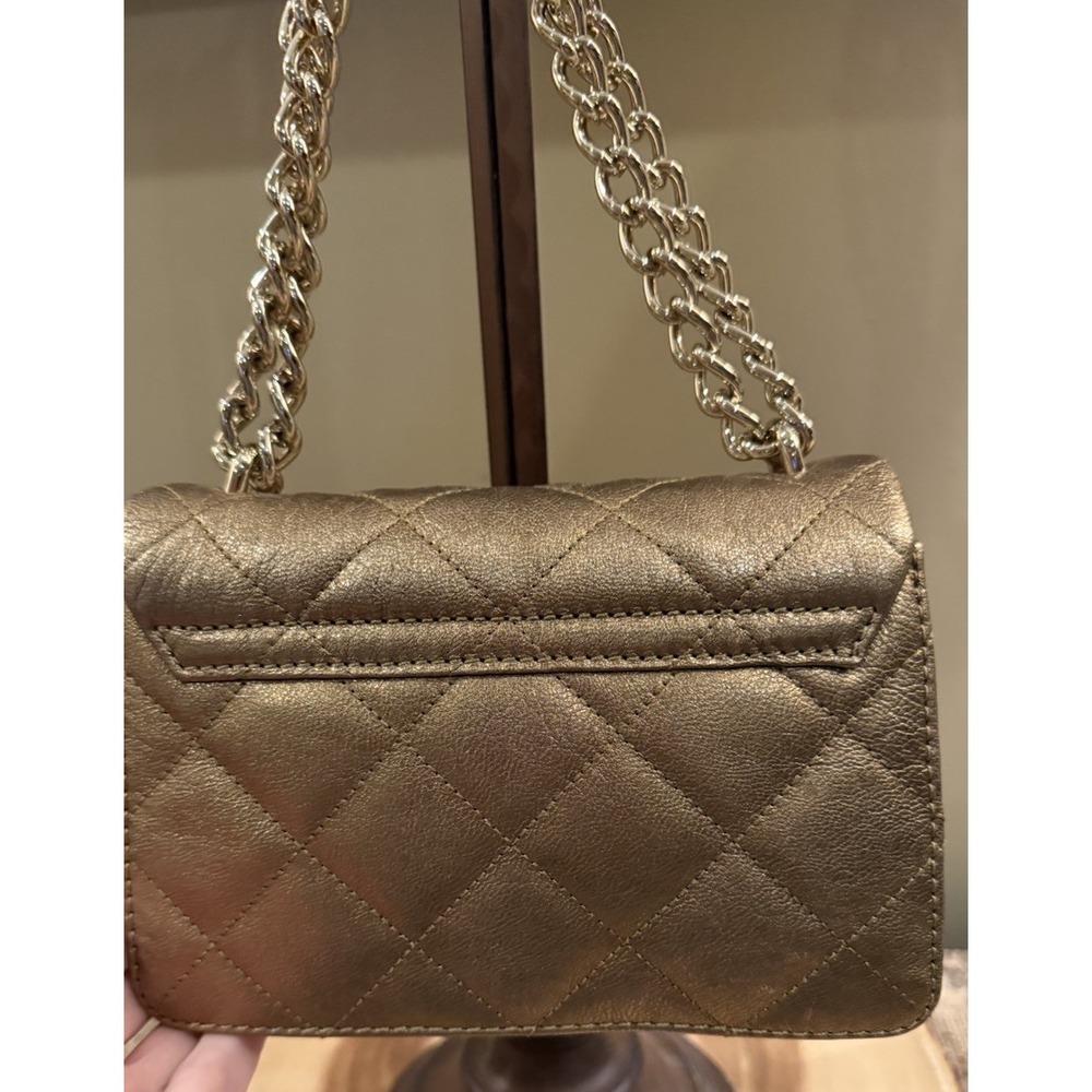 Kate Spade Gold Quilted Leather Mini Emerson Place Vivenna Crossbody Bag - Picture 6 of 15